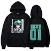 Sudadera con capucha de anime Deku nueva