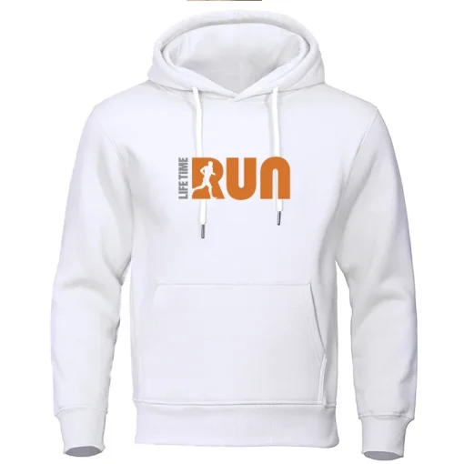 Sudadera con capucha estampada Lifetime Run, informal