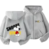 Sudadera con capucha para niños con diseño de Snoopy