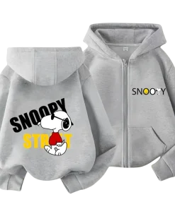 Sudadera con capucha para niños con diseño de Snoopy