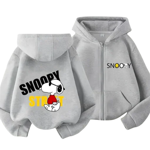 Sudadera con capucha para niños con diseño de Snoopy