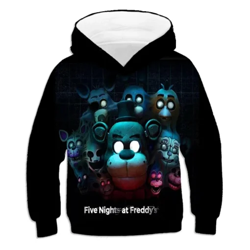 Sudadera con estampado Fnaf de primavera y otoño