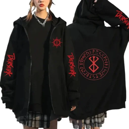 Sudadera de anime Berserk japonesa Guts Eyes