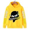 Sudadera ninja dibujo niño niña casual alta calidad