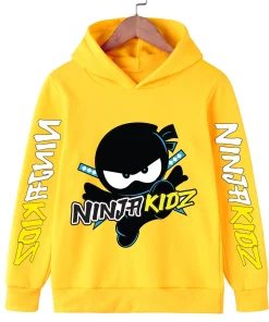 Sudadera ninja dibujo niño niña casual alta calidad