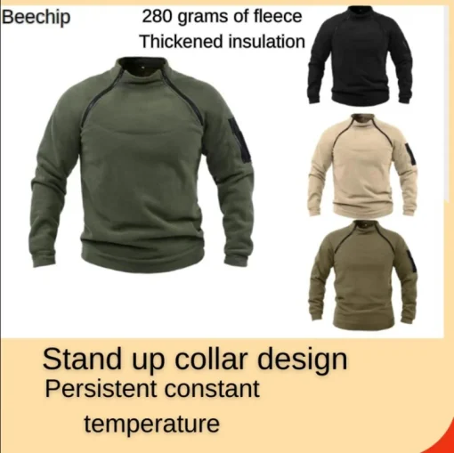 Sudadera térmica táctica transpirable para hombre