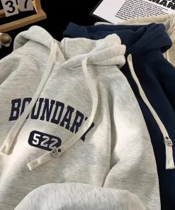 Sudaderas con Capucha de Calle de Estilo Nuevo Retro Casual