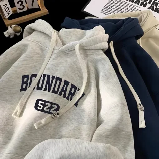 Sudaderas con Capucha de Calle de Estilo Nuevo Retro Casual