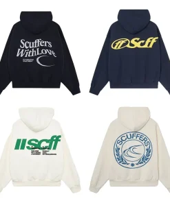 Sudaderas con capucha con logo de Harajuku Scuffers