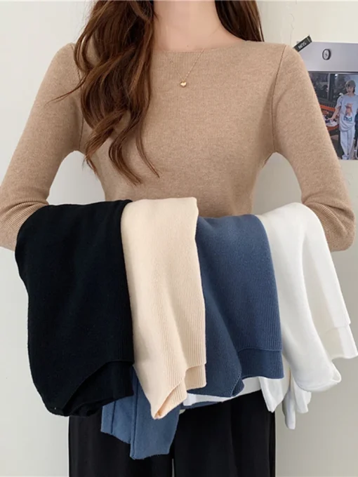 Suéteres de otoño invierno para mujer, jersey