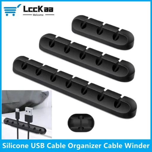 Sujetacables y organizador de cables LccKaa