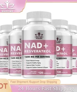 Suplementos NAD+ y Resveratrol