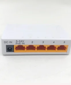 Switch de red VLAN 100 Mbps 5 puertos RJ45