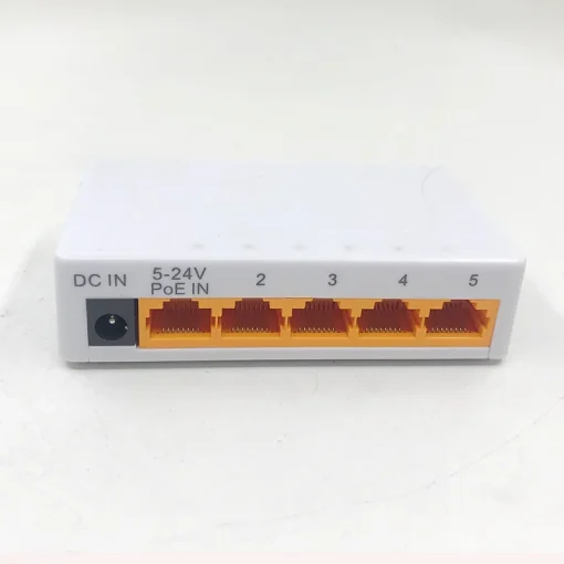 Switch de red VLAN 100 Mbps 5 puertos RJ45