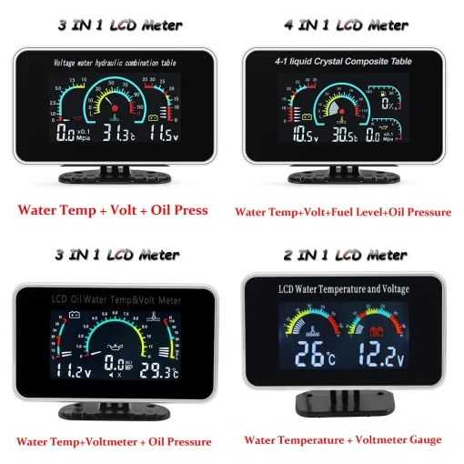 Tacómetro multifunción LCD para cochecamión