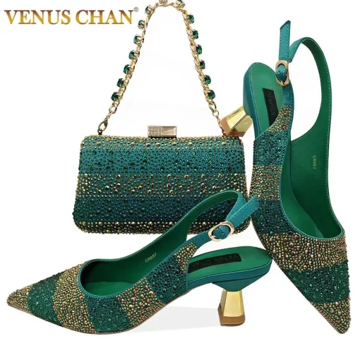 Tacones y bolsos de fiesta a la moda Venus Chan