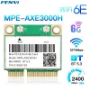 Tarjeta WiFi mini PCI-E AX210 WiFi 6E 5374 Mbps