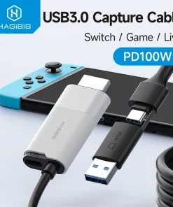 Tarjeta capturadora de vídeo USB 3.0 Hagibis HDMI a USB-ATipo-C