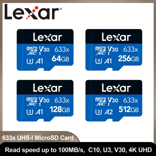 Tarjeta de memoria Lexar 633x microSD