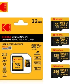 Tarjeta de memoria Micro SD KODAK 128GB 256GB 64GB 32GB