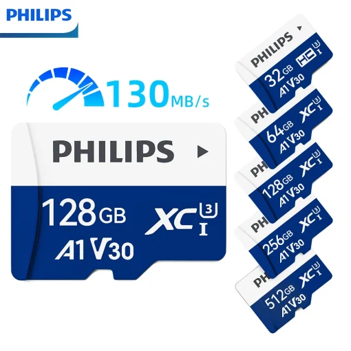 Tarjeta de memoria PHILIPS 512GB, 256GB, 128GB