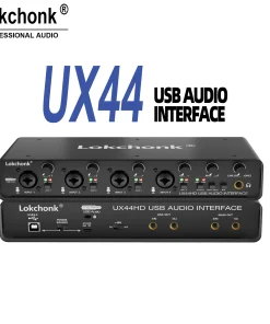 Tarjeta de sonido interfaz de audio UX44 mezclador de 4 canales