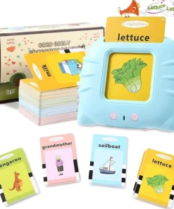 Tarjetas didácticas educativas parlanchinas para niños de preescolar