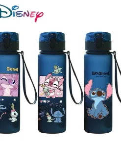 Taza de agua de dibujos animados Stitch Angel de 560 ml