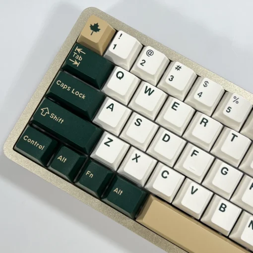 Teclas para teclado verde británico de carreras