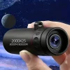 Telescopio Monocular HD 2000X25 - Compacto, portátil para caza, viajes, conciertos y pesca