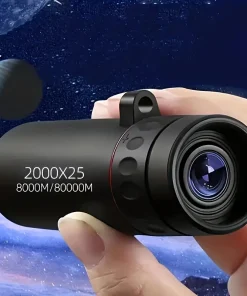 Telescopio Monocular HD 2000X25 - Compacto, portátil para caza, viajes, conciertos y pesca