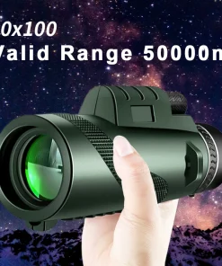 Telescopio monocular potente 80x100 HD ZOOM