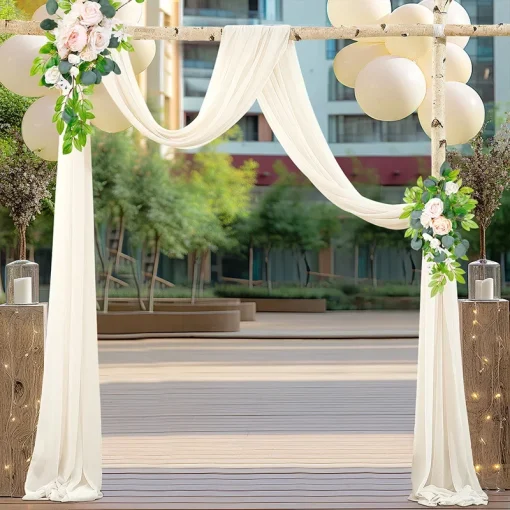 Telón para arco de boda de 3 a 10 m