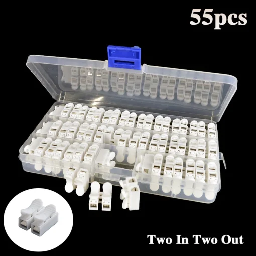 Terminal eléctrico de empalme rápido de 55 pcs