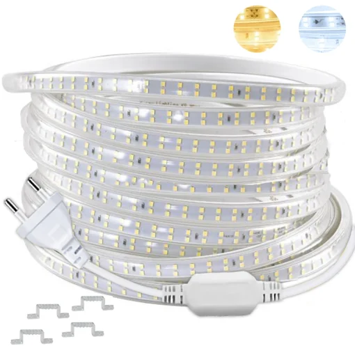 Tira Led 2835 1-30m 220V Enchufe UE