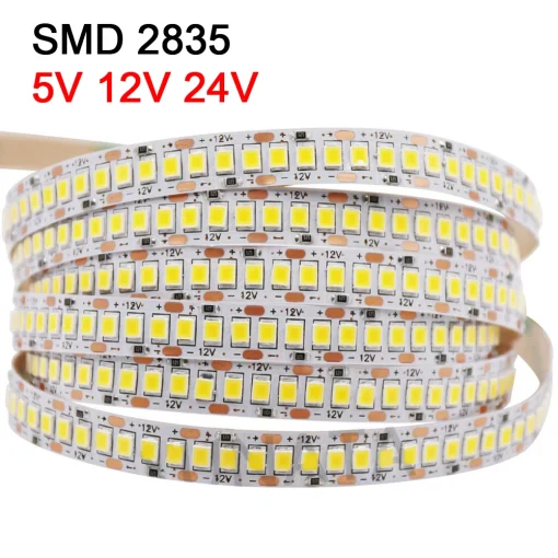 Tira Led 5V 12V 24V 2835 5m