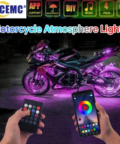 Tira Luz Decor Moto 12V RGB APP LED