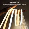 Tira de luz LED COB flexible y resistente al agua