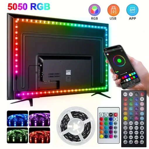 Tira de luz LED inteligente 5050 RGB