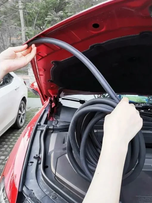 Tira de sellado para puerta de coche, capó y maletero, insonorización