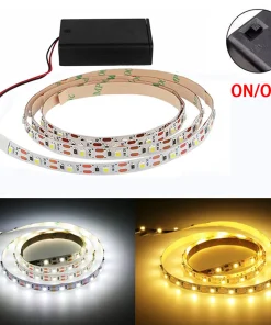 Tira luces LED SMD2835 alimentación pilas AA