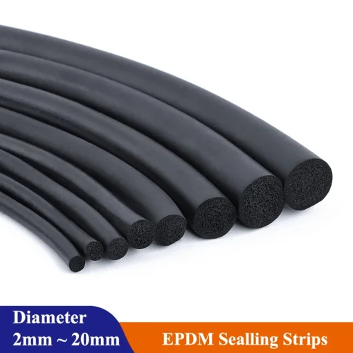 Tiras de sellado EPDM de 23456789101214161820 mm