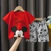 Traje de Mickey de manga corta para bebé