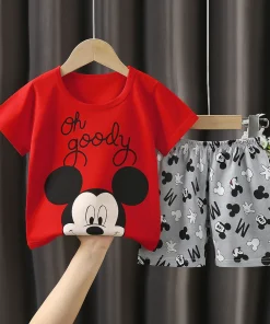 Traje de Mickey de manga corta para bebé