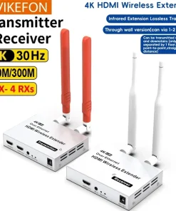 Transmisor y receptor HDMI inalámbrico VIKEFON 4K