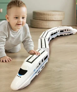 Tren eléctrico de simulación de tren de alta velocidad para niños