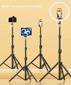 Trípode multifuncional para soporte foto, selfie y video