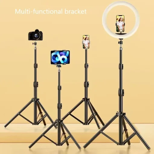 Trípode multifuncional para soporte foto, selfie y video