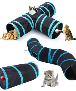 Túnel Plegable para Gato Mascotas Gato S T Y