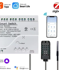 Tuya Zigbee 4 Gang Interruptor inteligente